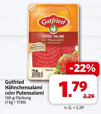 Markant Gutfried hähnchensalami Angebot