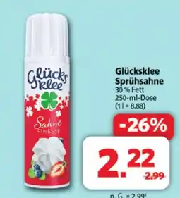 Markant Glücksklee sprührahne Angebot