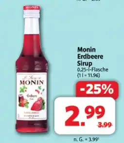 Markant Monin erdbeere sirup Angebot
