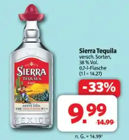 Markant Sierra tequila Angebot