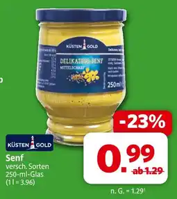 Markant Küsten gold delikatess senf mittelscharf Angebot