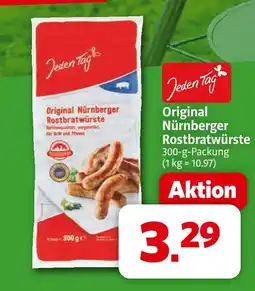 Markant Jeden tag original nürnberger rostbratwürste Angebot