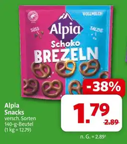 Markant Alpia snacks Angebot