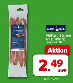 Markant Küsten gold mettwürstchen Angebot