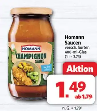Markant Homann champignon sauce Angebot