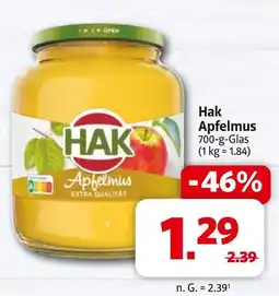 Markant Hak apfelmus Angebot