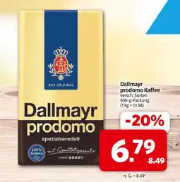 Markant Dallmayr prodomo kaffee Angebot