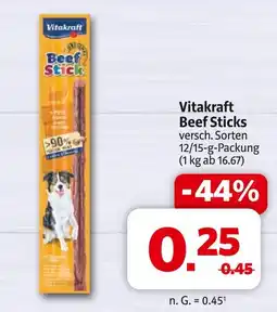 Markant Vitakraft beef sticks Angebot