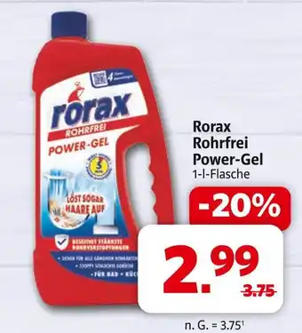 Markant Rorax rohrfrei power-gel Angebot