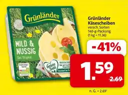 Markant Grünländer käsescheiben Angebot