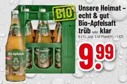 trinkgut Unsere heimat bio-apfelsaft Angebot