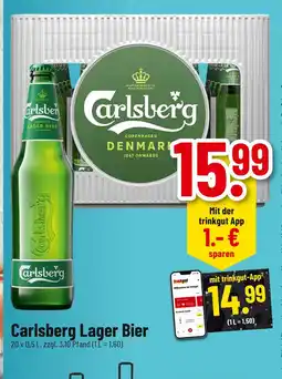 trinkgut Carlsberg lager bier Angebot