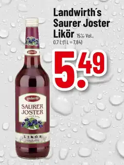 trinkgut Landwirth saurer joster Angebot