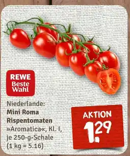 nahkauf Rewe beste wahl mini roma rispentomaten Angebot