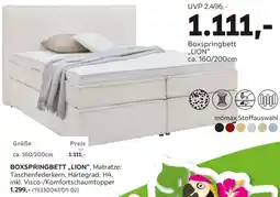 Mömax Boxspringbett „LION" Angebot