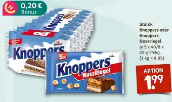 nahkauf Storck knoppers oder knoppers nussriegel Angebot