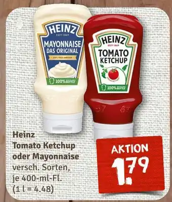 nahkauf Heinz tomato ketchup oder mayonnaise Angebot