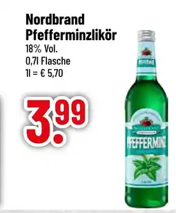 trinkgut Nordbrand pfefferminzlikör Angebot
