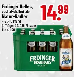 trinkgut Erdinger helles, auch alkoholfrei oder natur-radler Angebot