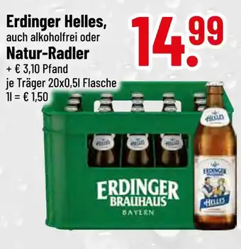 trinkgut Erdinger helles, auch alkoholfrei oder natur-radler Angebot
