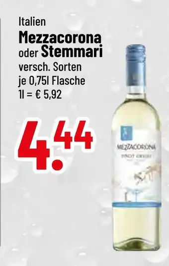 trinkgut Mezzacorona oder stemmari Angebot