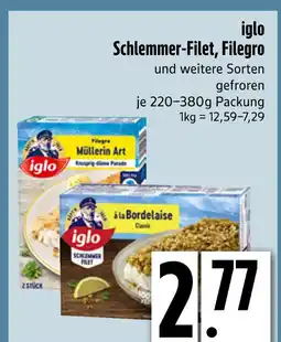 Edeka Iglo schlemmer-filet, filegro Angebot