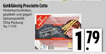Edeka Gut&günstig prosciutto cotto Angebot
