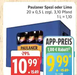 Marktkauf Paulaner spezi Angebot