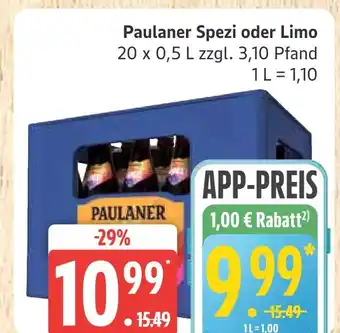 Marktkauf Paulaner spezi Angebot