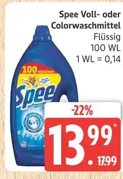 Marktkauf Spee vollwaschmittel Angebot
