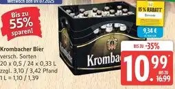 Marktkauf Krombacher bier Angebot
