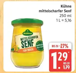 Marktkauf Kühne mittelscharfer senf Angebot