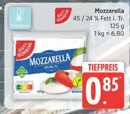 Marktkauf Gut & günstig mozzarella Angebot
