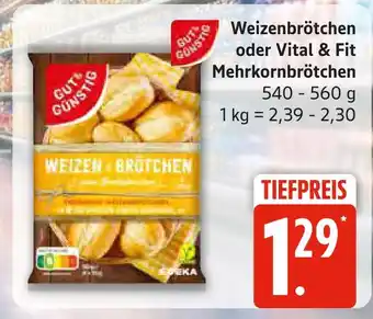 Marktkauf Gut & günstig weizenbrötchen Angebot