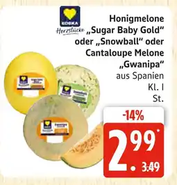 Marktkauf Edeka honigmelone Angebot