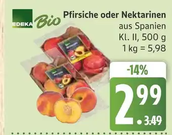 Marktkauf Edeka bio pfirsiche Angebot