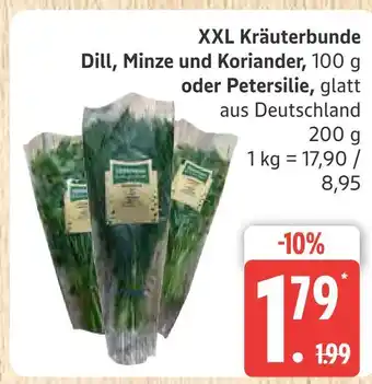 Marktkauf Xxl kräuterbunde dill, minze und koriander Angebot