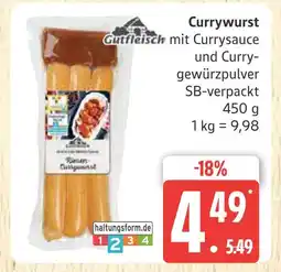 Marktkauf Gutfleisch currywurst Angebot