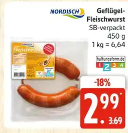 Marktkauf Nordisch geflügel-fleischwurst Angebot