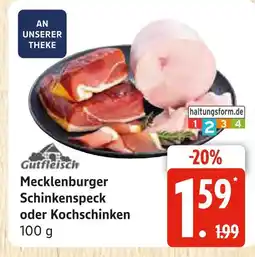 Marktkauf Gutfleisch mecklenburger schinkenspeck Angebot