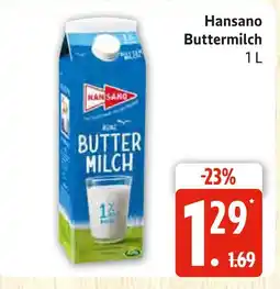 Marktkauf Hansano buttermilch Angebot