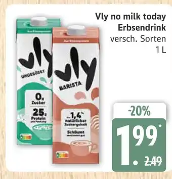 Marktkauf Vly no milk today erbsendrink Angebot