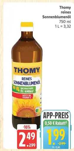 Marktkauf Thomy reines sonnenblumenöl Angebot