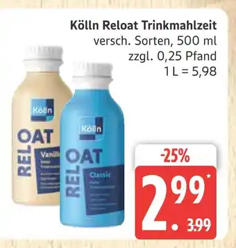 Marktkauf Kölln reloat trinkmahlzeit Angebot