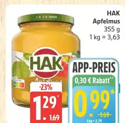 Marktkauf Hak apfelmus Angebot