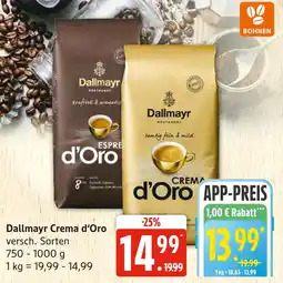 Marktkauf Dallmayr crema d'oro Angebot
