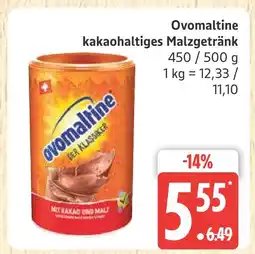 Marktkauf Ovomaltine kakaohaltiges malzgetränk Angebot
