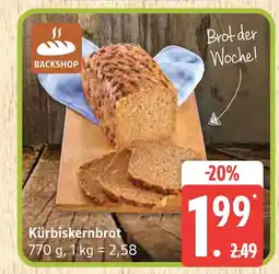 Marktkauf Backshop kürbiskernbrot Angebot