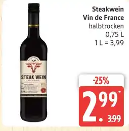 Marktkauf Steakwein vin de france Angebot