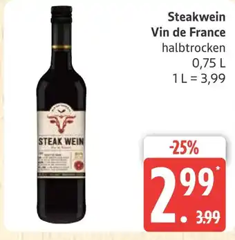 Marktkauf Steakwein vin de france Angebot